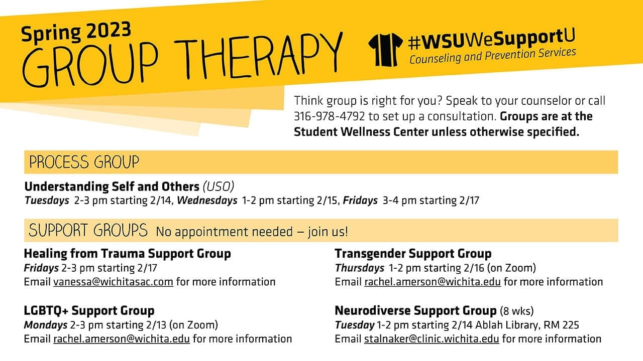 Spring 2023 Group Therapy